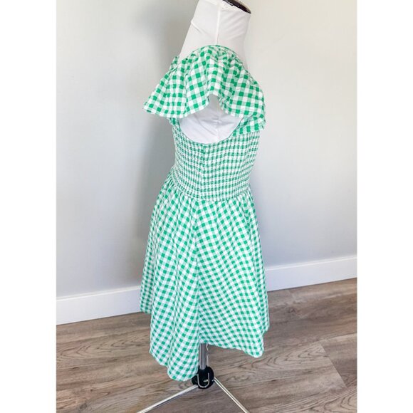 Old Navy Mint Checkered Midi Dress - Picture 11 of 14